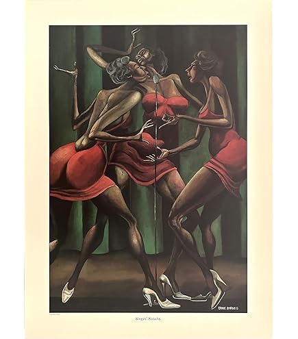 Amazon.com: Ernie Barnes Uptown, Downtown limited edition